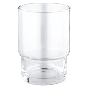 Pahar baie Grohe Essentials, sticla, transparent, 6.6 x 9.5 cm
