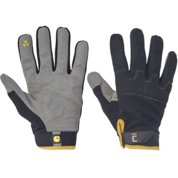 Manusi protectie Epops, piele de caprioara artificiala, marimea 11, gri/negru