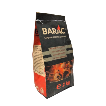 Sac carbuni pentru gratar Barac, 2 kg