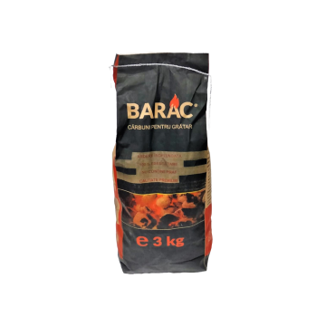 Sac carbuni pentru gratar Barac, 3 kg