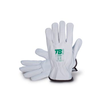 Manusi protectie 160 IBSZ, piele bovine, marimea 9, alb