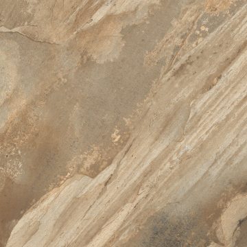 Gresie interior auriu Fossil Copper, rectificata, glazurata, finisaj mat, patrata, 60 x 60 cm