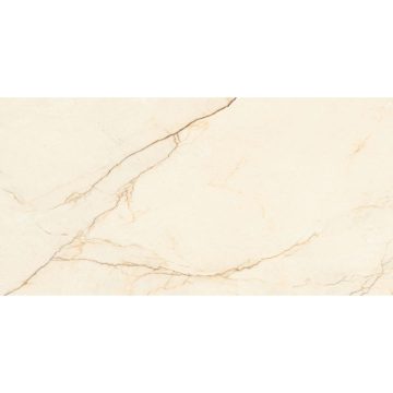 Gresie interior auriu Arezzo Beige Grande, rectificata, glazurata, finisaj lucios, dreptunghiulara, 120 x 60 cm