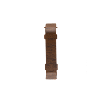 Set element de imbinare plinta parchet Set Rhea 10456, maro inchis, PVC, 52 x 22.5 mm, 5 bucati/set