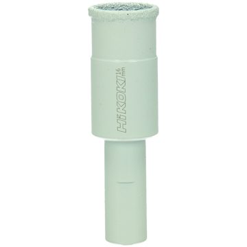 Carota diamantata Hikoki, pentru placi ceramice, 16 mm diametru, prindere 10 mm, rotund