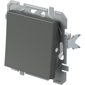 Intrerupator cap scara, TEM,  SQ60ATXO-U, IP 20, montaj incastrat, antracit, 71 x 71 mm