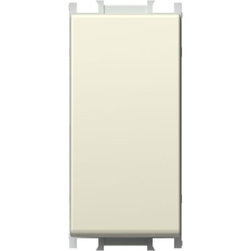 Intrerupator simplu, TEM,  SM10IW-B, IP 20, montaj incastrat, crem, 45 x 38 mm