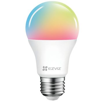 Bec inteligent Ezviz LB1-Color, rotund, E27, 8 W, 806 lm, lumina reglabila 2700-6500 k