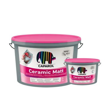 Vopsea ultralavabila interior Caparol Ceramic Matt, alb, 15 l + 2.5 l