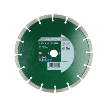 Disc Diamantat de taiere segmentat universal laser Hikoki 752813, 150 x 22.23 mm