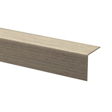 Profil de colt L SET, 32018, PVC, gri alaska, 25 x 2750 mm