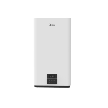 Boiler electric 93 l Midea Flat D100-20ED6, 2000 W, vertical/orizontal, fara serpentine, 2 rezervoare, alb, 1178 x 641 x 371 mm