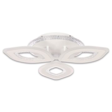 Plafoniera LED Doris,functie inteligenta WI-FI, 3 x 74 W, 46 x 46 x 9 cm