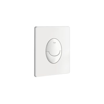 Placa de actionare rezervor WC Grohe Skate Air, 15.6 x 19.7 cm, alb