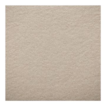 Gresie portelanata exterior Kai Sandstone Mid beige, aspect de beton, finisaj mat structurat, patrata, grosime 8 mm, 33.3 cm
