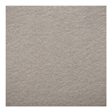 Gresie portelanata exterior Kai Sandstone Mid grey, aspect de beton, finisaj mat structurat, patrata, grosime 8 mm, 33.3 cm