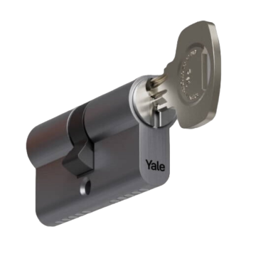 Cilindru YALE 600, nichel satinat S, 5 chei frezate, card de securitate, 30 x 30 mm