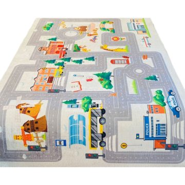 Covor copii Linn CT-3126, polipropilena, multicolor, 120 x 180 cm
