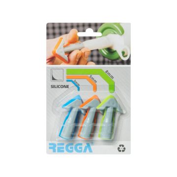 Set aplicator silicon Regga, concav, 3, 5, 8 mm