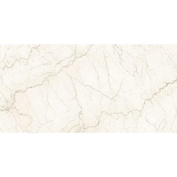 Gresie portelanata exterior/interior Bottochino, vitrificata, rectificata, PEI 4, alb, 60 x 120 cm
