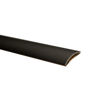 Profiul de trecere fara diferenta de nivel SET S03 BLK, aluminiu, autoadeziv, semirotund, negru, 0,93 m