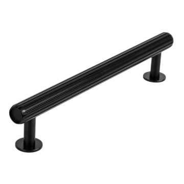 Maner Rille, aluminiu, finisaj negru periat, 190 mm