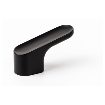 Buton Luv, zamac, negru mat, 1.7 x 5.1 cm