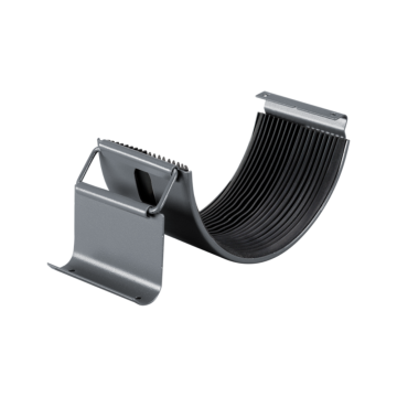 Bratara burlan metalica, gri, 90 mm