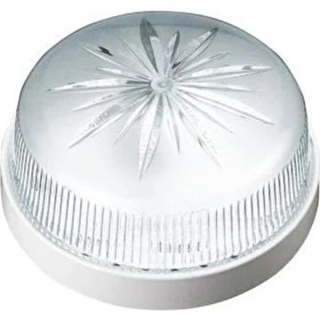 Plafoniera Isildar 1106 Papatya, plastic, alb, diametru 20 cm, 1 X E27, 26 W