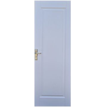 Usa interior plina Pamate M03, reversibila, MDF, alb, toc 10 cm, 200 x 70 x 4 cm