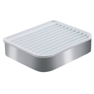 Port sapun Ferro Emotion 65548,4, inox, alb, 9.2 x 11.1 x 2.5 cm