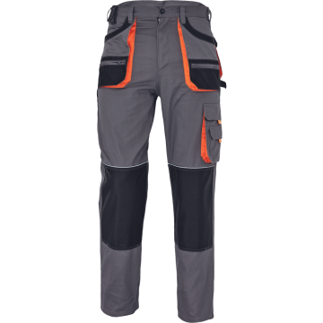 Pantaloni protectie Cerva FF CARL BE-01-003, bumbac si poliester, gri, marimea 56