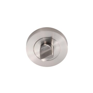 Set rozeta usi lemn interior Gato, 55 mm, zamac, finisaj nichel cromat
