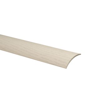 Profil de trecere fara diferenta de nivel SET S03, curbat, autoadeziv, stejar alb, 0.93 m
