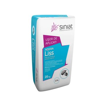 Glet de finisaj pentru interior Siniat Adera Liss, 20 kg