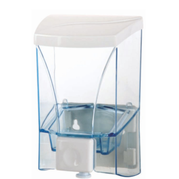 Dozator sapun lichid Sanitec ERT-SN6025, plastic, alb/transparent, 0.5 l