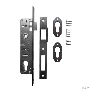 Broasca ingropata Kale, profil ingust, otel cromat, reversibila, placa frontala 23 mm, 153 x 85 mm