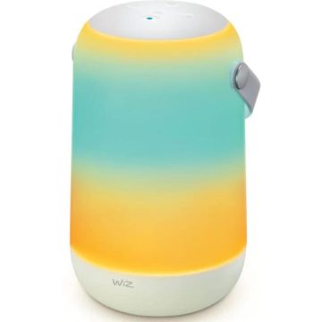 Lampa LER RGB inteligenta WiZ Mobile Portabile, 13.5 W, wi-fi/bluetooth, Ip20, alb, 193 x 116 mm