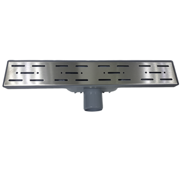 Rigola de dus, cu gratar, metal/PVC, 40 cm