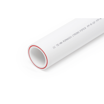 Teava PPR 32 mm Te-Ma, insertie fibra compozit, 20 bar, alb, 3 m