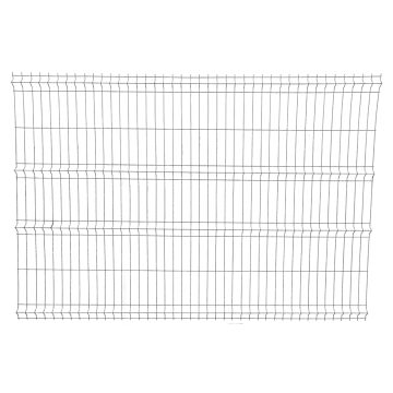 Panou gard bordurat zincat, plastifiat, gri, RAL 7016, 1200 x 2500 mm