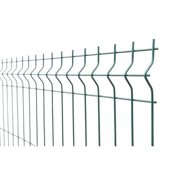 Panou gard bordurat zincat, verde, RAL 6005, 1200 x 2500 mm