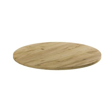 Blat masa furnir Gamet, stejar auriu, diametru 600 mm, grosime 18 mm