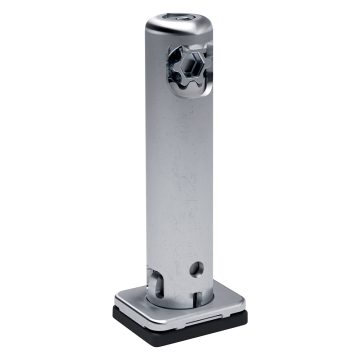 Picior nivelare REKORD TECH, tabla, finisaj zincat, reglabil, 12 mm