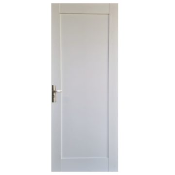 Usa interior plina Pamate U-84, reversibila, MDF, alb, toc 10 cm, 200 x 70 x 3.8 cm