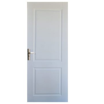 Usa plina interior Pamate U-82, reversibila, MDF, alba, toc 10 cm, 200 x 80 x 4 cm