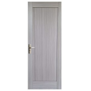 Usa interior plina Pamate U-84, reversibila, MDF, gri, toc 10 cm, 200 x 80 x 3.8 cm
