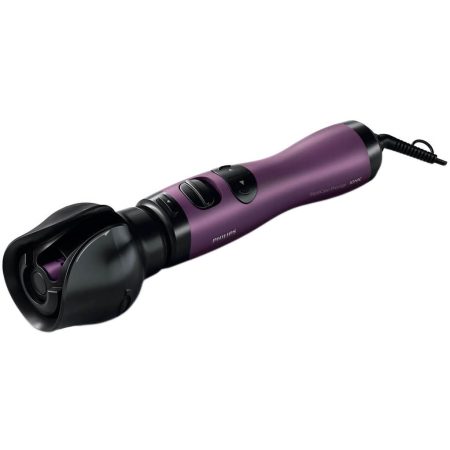 Perie rotativa Philips HP8668/00, 800 W, 2 viteze, Invelis ceramic si cheratina, Mov