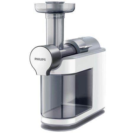 Storcator de fructe si legume cu melc Philips HR1895/80, 200 W, 1 l, Alb/Gri