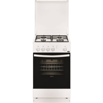 Aragaz pe Gaz Zanussi ZCG210T1WA, Aprindere electrica, 4 arzatoare